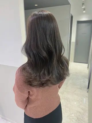 セミロング 韓国モテhair🍑 momoのヘアスタイル