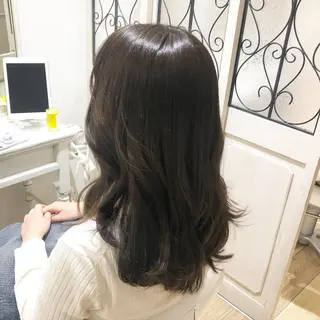 セミロング カラー ヘアアレンジ ✨🌿大人可愛い愛さ れhair🌿✨松本のヘアスタイル