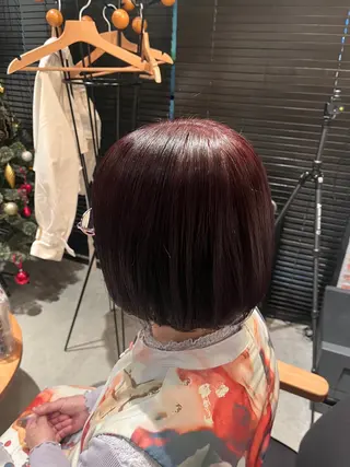 カラー 田中 美月のヘアスタイル