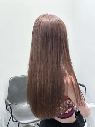 ロング カラー 川口開世 layer cutのヘアスタイル