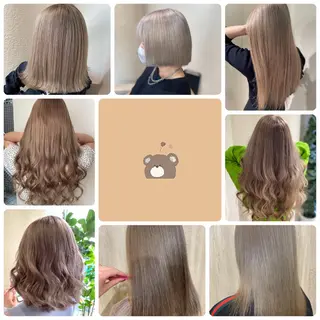 カラー ハイトーン✨艶髪💘 💘 AYANO💘のヘアスタイル