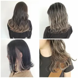 セミロング カラー ヘアアレンジ 成瀬 弘光のヘアスタイル