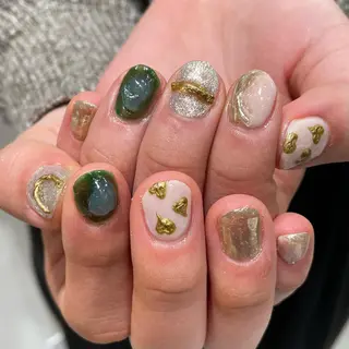 ネイル 淡色ネイル 🎀moeのネイルデザイン