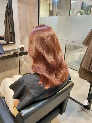 セミロング カラー 👑髪質改善カラー 中垣斗希のヘアスタイル