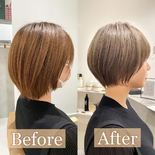 ショート TLUUS所属・髪質改善:クロスパー マ特化型⭐中西雄大✂のヘアスタイル