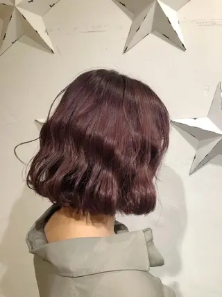 ショート カラー sio.nail&eyebrow salon shimokitazawa2号店所属・nailist mana𖤐´-のネイルデザイン