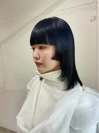 ミディアム カラー 229所属・maki @pullnocのヘアスタイル