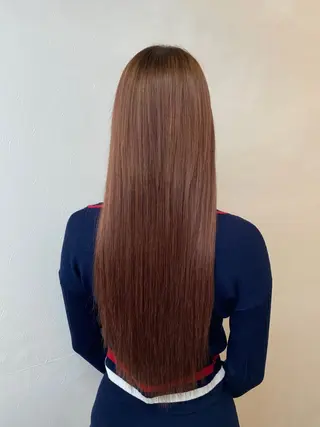 ロング カラー GLOSS 心斎橋 山上のヘアスタイル