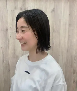 ミディアム 竹村 恵功代のヘアスタイル