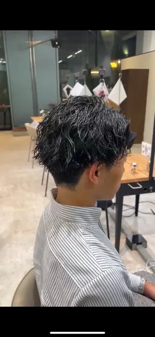 パーマ VIEW.tokyo所属・サラサラ髪 ふうとのヘアスタイル