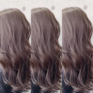 ミディアム カラー 福森 みずきのヘアスタイル