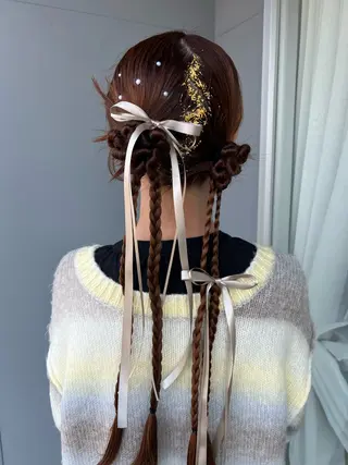 ヘアアレンジ eim AYUKAのヘアスタイル