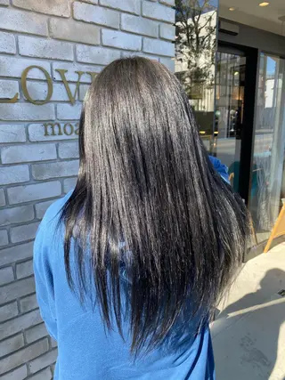 ロング カラー Agu hair trico 久喜3号所属・ハイトーン&透明感 カラー☘️片山優陽のヘアスタイル