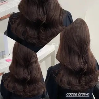 セミロング カラー ヘアアレンジ Ella所属・nana【艶髪】/ レイヤー/縮毛矯正のヘアスタイル