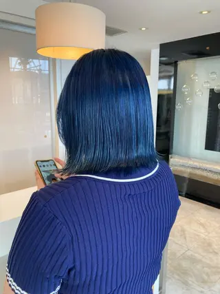 ミディアム 南 妃那のヘアスタイル