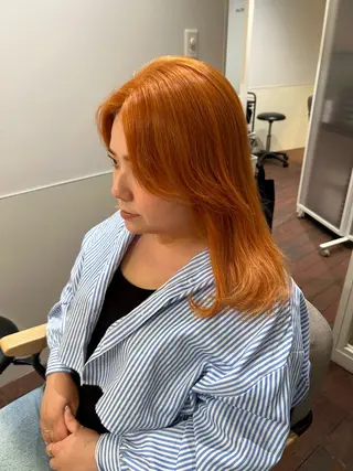 セミロング カラー CURIO/南船場 /RIN💈🍎のヘアスタイル