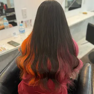 カラー 🌟YUYA/寒色/ エクステ/ハイトーンのヘアスタイル
