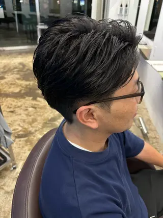 ショート UNSER prod by THE DAY所属・人見 風斗のヘアスタイル