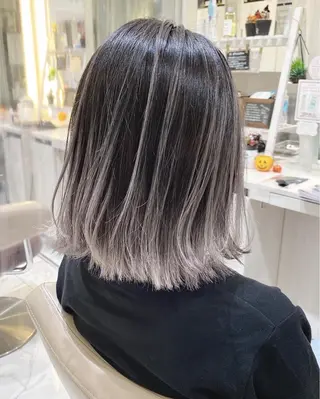 ミディアム カラー 大宮/バレイヤージュ /澤田隆誠のヘアスタイル