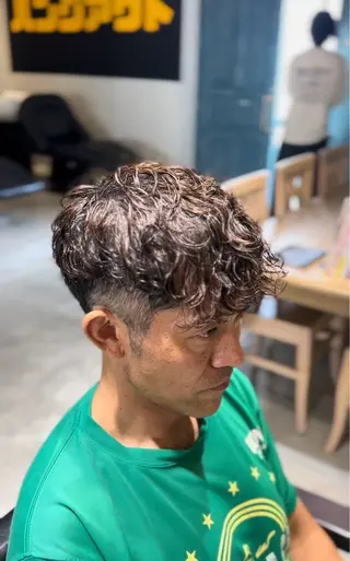 ショート メンズ HANGOUT ／久富のヘアスタイル