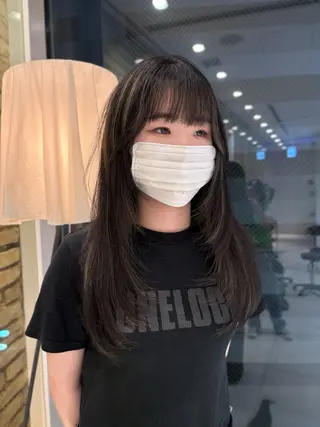 ロング hair make BEHIVE ichibancho AVEDA所属・渡邉  日向子 🌙レイヤー・パーマのヘアスタイル