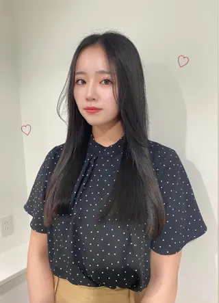 カラー AO所属・RISAKO 艶髪モテヘア🎀府中のヘアスタイル