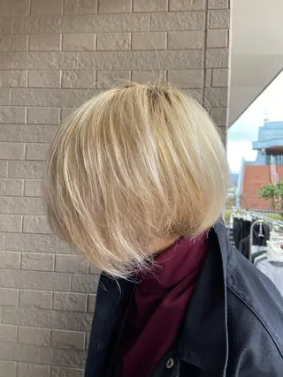 ショート カラー メンズ sola方南町所属・原一真/ 外国人ショートヘアのヘアスタイル