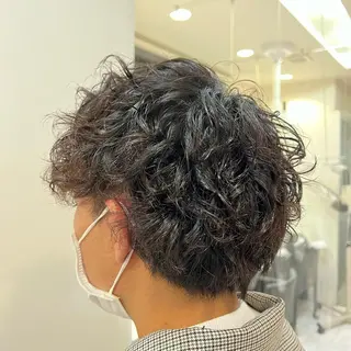 パーマ メンズ アグヘアーシータ所属・🤩メンズカット/ パーマ山本🤩のヘアスタイル