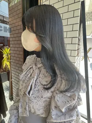 セミロング カラー 柔らかブラウン/顔周 りレイヤー♡ユウシのヘアスタイル