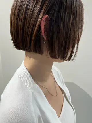 ミディアム 小山 水綺のヘアスタイル