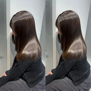 ロング 新宿No.1艶髪矯正 美艶カラー/FUKAのヘアスタイル