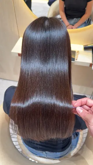 ロング カラー レイヤー✨縮毛矯正 川村利幸のヘアスタイル