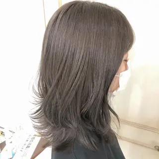 ミディアム カラー TRENCH 自由が丘所属・TRENCH　相澤 果歩のヘアスタイル