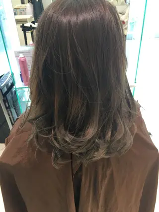 ミディアム セミロング ロング カラー emerge川崎店所属・髪質改善/縮毛矯正 YUUKIのヘアスタイル