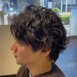 パーマ メンズ メンズパーマは私一択 佐藤有紀のヘアスタイル