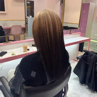 セミロング カラー 高発色/デザイン ☀️toku☀️のヘアスタイル