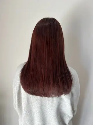 セミロング カラー Limb所属・暖色/ベージュ 🎀上野 真桜🎀のヘアスタイル