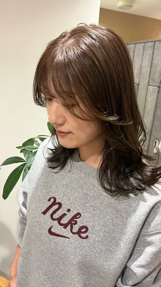 ミディアム 梅田美容室/カット /Maoのヘアスタイル