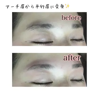 ミディアム カラー パーマ ヘアアレンジ ネイル マツエク・マツパ 眉毛サロン DUAL 恵比寿の眉毛・アイブロウイメージ