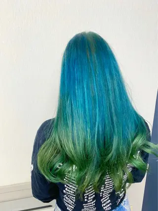 ロング カラー ️🫧押上️🫧はな 🫧うる艶パーマのヘアスタイル