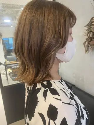ミディアム 田村 りなのヘアスタイル