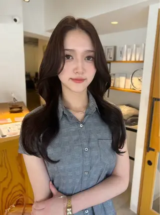 ロング 女性専用サロン iiro所属・hina/透明感🍒 【元町】のヘアスタイル