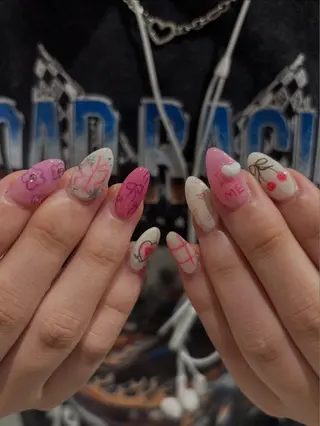 ネイル cocoro💗マツ エク/ネイル/八王子のマツエク・マツパデザイン