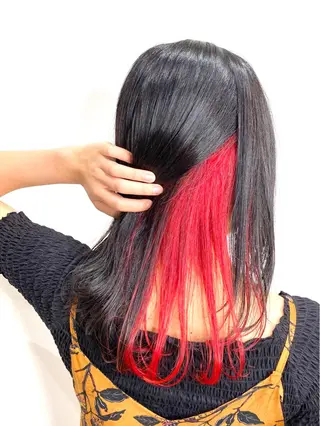 ミディアム カラー  渡部 妃月のヘアスタイル