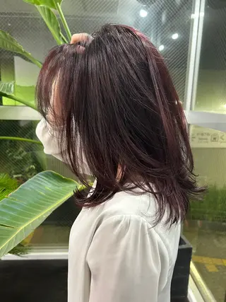 セミロング OLUOLU所属・桝田 友美のヘアスタイル