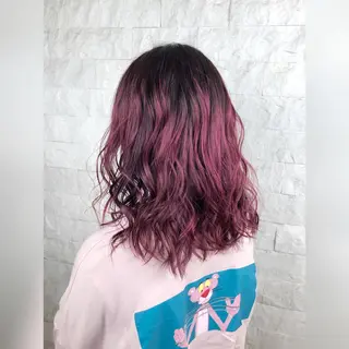 ミディアム 圧倒的美髪ストレート ツダケイタロウのヘアスタイル