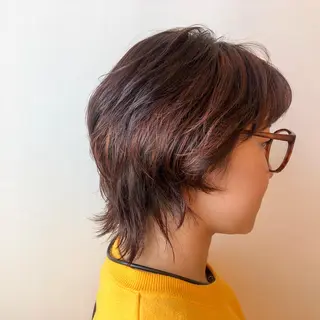 ショート カラー 尾籠 美幸 (オゴモリ ミユキ)のヘアスタイル