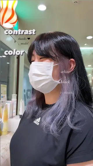 ロング 丸山 愛万音のヘアスタイル