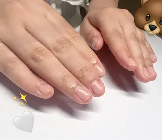 メンズ ネイル 爪ケア/深爪 自爪育成 🐰えむのネイルデザイン