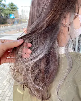 カラー BonHeur所属・⛄️ 仙台 ￤透明感 ￤菅原香雪  ⛄️のヘアスタイル